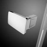 RADAWAY FUENTA NEW DWJ 80cm ľavé sprchové dvere do niky, profil chróm, sklo číre, 384012-01-01L
