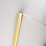 RADAWAY FURO GOLD WALK-IN 130cm pravá sprchová stena s posuvným dielom, profil zlatý, sklo číre