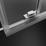 RADAWAY IDEA KDD 120cm pravé dvere do kombinácie / sprchový kút rohový, profil chróm, sklo číre, 387064-01-01R
