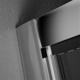 RADAWAY TWIST DW 80cm sprchové dvere do niky / sprchový kút hranatý, profil chróm