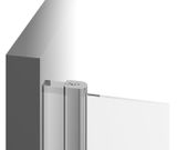 RAVAK CNPS +20mm nadstavovací profil pre pevné steny CHROME CPS