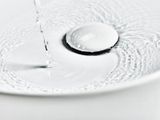 RAVAK pileta umývadlová pevná pre umývadlá bez prepadu, keramická zátka biela, X01695