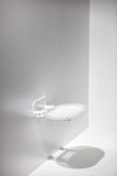 RAVAK CHROME white sedadlo do sprchy sklopné, biele, plast, B8F0000028