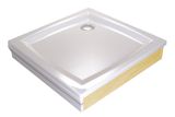 RAVAK PERSEUS PP 100cm štvorcová sprchová vanička samonosná, akrylátová, A02AA01510
