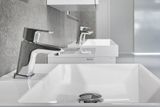 RAVAK pileta umývadlová click-clack nízka pre umývadlá s prepadom, chróm, X01437