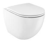 RAVAK UNI CHROME OPTIMA RIMOFF WC sedadlo slim, soft close, biele, X01683