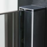 ROTH AMBIENT LINE AMD2 120cm sprchové dvere do niky / sprchový kút, profil brillant, sklo číre, 620-1200000-00-02
