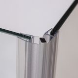 ROTH ELEGANT LINE GDOP1 110cm pravé dvere sprchového kúta hranatého, profil brillant, sklo číre, 132-110000P-00-02