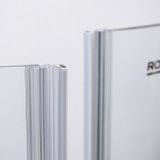 ROTH ELEGANT NEO LINE GDO1N 90cm dvere do niky alebo do kombinácie / sprchový kút rohový, profil brillant, sklo číre, 188-9000000-00-02