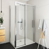 ROTH EXCLUSIVE LINE ECD2L 150cm ľavé sprchové dvere do niky / sprchový kút, sklo číre