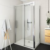 ROTH EXCLUSIVE LINE ECD2P 140cm pravé sprchové dvere do niky / sprchový kút, sklo číre
