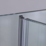 ROTH KINEDOOR LINE KID2 180cm sprchové dvere do niky / sprchový kút, profil brillant, sklo číre, 970-1800000-00-02