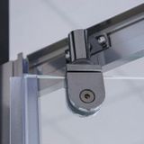 ROTH LEGA LINE LLDO1 ATYP 0 - 100cm sprchové dvere do niky / sprchový kút, rám brillant