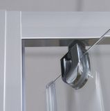 ROTH LEGA LINE LLDO2 ATYP 0 - 120cm sprchové dvere do niky / sprchový kút, rám brillant