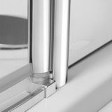 ROTH LEGA LINE LLD2 ATYP 0 - 180cm sprchové dvere do niky / sprchový kút, rám brillant