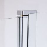 ROTH LIMAYA LINE LYP2 ATYP 0 - 150cm sprchové dvere do niky alebo do kombinácie / kút rohový, rám brillant, sklo číre, 230-AT00000-00-02