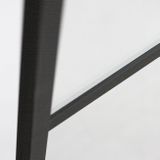 ROTH WALK IN LINE PHILLY LOFT HORIZON 140cm bezdverový sprchový kút / sprchová stena samostatná, profil čierny, sklo číre, PLH 14020 NPE