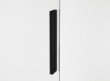 SANSWISS AMALIA BLACK D35S2 120cm dvere do niky alebo do kombinácie / sprchový kút rohový, profil čierny matný, sklo číre, D35S21200604