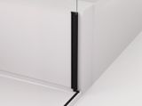 SANSWISS CADURA BLACK CA31C ATYP 140 - 200cm pravé dvere do niky alebo do kombinácie / sprchový kút rohový, profil čierny