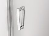 SANSWISS CADURA CAS2 100cm ľavé dvere do niky alebo do kombinácie / sprchový kút rohový, profil chróm