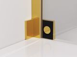 SANSWISS CADURA GOLD CAT5 75cm pevná bočná stena do kombinácie, profil zlatý