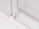 SANSWISS CADURA WHITE CAS2 ATYP 140 - 200cm ľavé dvere do niky alebo do kombinácie / sprchový kút rohový, profil biely