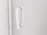 SANSWISS CADURA WHITE CA31C ATYP 140 - 200cm ľavé dvere do niky alebo do kombinácie / sprchový kút rohový, profil biely