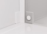 SANSWISS CADURA WHITE CA1C 75cm pravé dvere do niky alebo do kombinácie / sprchový kút rohový, profil biely