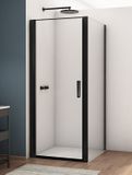 SANSWISS DIVERA BLACK D22T1 100cm dvere do niky alebo do kombinácie / sprchový kút rohový, profil čierny matný