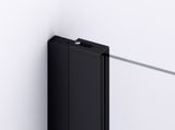 SANSWISS DIVERA BLACK D22T32 150cm dvere do niky alebo do kombinácie / sprchový kút rohový, vstup 100,4cm, profil čierny matný
