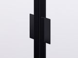 SANSWISS DIVERA BLACK D22K 100cm dvere do niky alebo do kombinácie / sprchový kút rohový, profil čierny matný