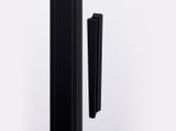 SANSWISS DIVERA BLACK D22S2B 120cm dvere do niky alebo do kombinácie / sprchový kút rohový, profil čierny matný, sklo číre, D22S2B1200607