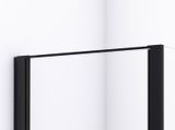 SANSWISS DIVERA BLACK D22T1 ATYP 50 - 100cm dvere do niky alebo do kombinácie / sprchový kút rohový, profil čierny matný