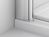 SANSWISS SOLINO SOLF1 120cm pravé dvere do niky alebo do kombinácie / sprchový kút rohový, profil chróm