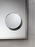 SAPHO Ø15cm kozmetické zrkadielko okrúhle s prísavkami, 3x zoom, CO2020