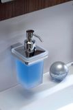 SAPHO GLAMOUR dávkovač tekutého mydla 250ml závesný, chróm, sklo matné, 5781