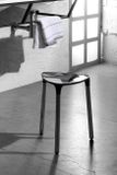 SAPHO YANNIS stolička kúpeľňová, oceľ/plast, čierna, 217214