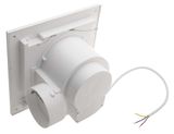 SAPHO TECTO kúpeľňový ventilátor stropný axiálny, 20W, potrubie 10cm, biela, TC201