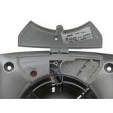 SAPHO X-MART 12 kúpeľňový ventilátor axiálny, 20W, potrubie 12cm, nerez mat, 01050000