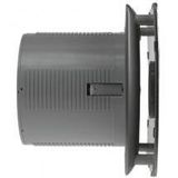 SAPHO X-MART 10H kúpeľňový ventilátor axiálny s automatom, 15W, potrubie 10cm, nerez mat, 01044000
