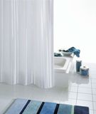 SAPHO SATIN PE 180 x 200cm záves sprchový textilný, biela, 47851