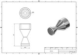 SAPHO magnetický háčik (vešiak) na vykurovacie telesá, chróm, 1301-11
