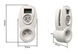 SAPHO termostat priestorový do zásuvky s časovačom, biely, ST311