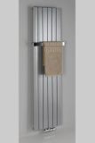 SAPHO COLONNA 45 x 180cm 910W kúpeľňový radiátor, stredové pripojenie, strieborná, IR145