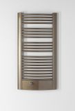 SAPHO EGEUS 59,5 x 115,4cm 669W kúpeľňový radiátor oblý, stredové pripojnie, bronz, GG612BR