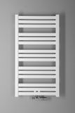 SAPHO NEVEL 55,5 x 104,3cm 440W kúpeľňový radiátor rovný, stredové pripojenie, biela, NVX610