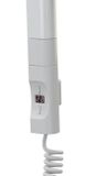 SAPHO 900W elektrická vykurovacia tyč s termostatom a s diaľkovým ovládaním, D-tvar, biela, HVD-900