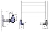 SAPHO CORNER COMBI SIMPLY pravá sada pripojovacích ventilov pre bočné pripojenie, manuálna, chróm, CP330S