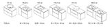 SAPHO CIRASA 30 x 46 x 64cm skrinka kúpeľňová spodná závesná, dub alabama strip, CR301-2322