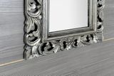 SAPHO SAMBLUNG 40 x 70cm zrkadlo vo vyrezávanom ráme, drevo masív, strieborná, IN109